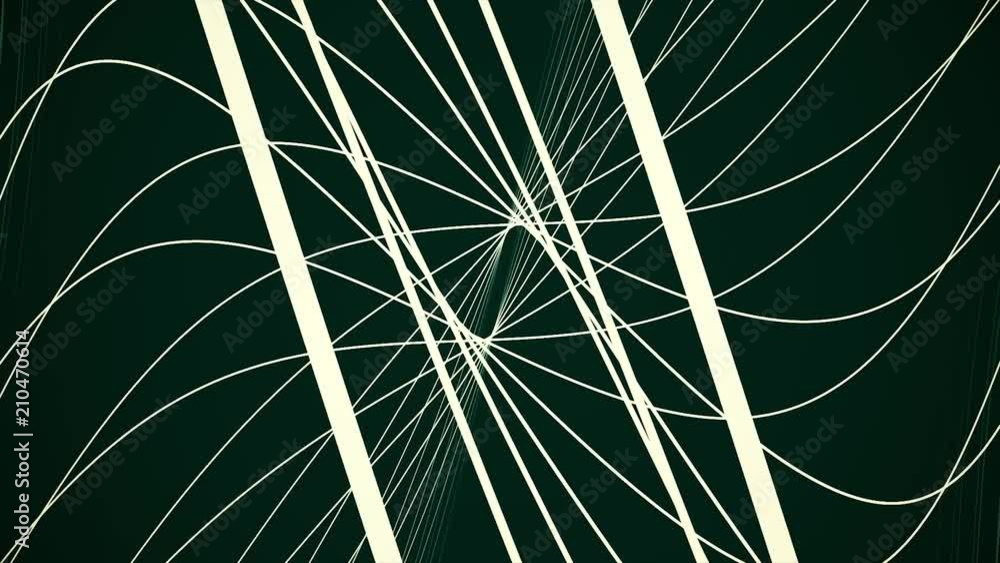 Poster abstract motion graphics with colored spiral. parametric motion. abstract futuristic space backgroun