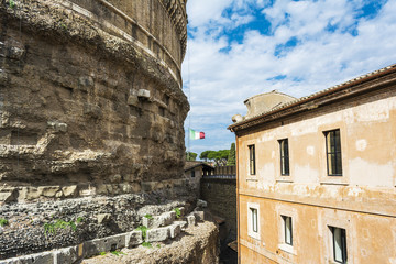 Obraz premium View of the Castel Sant Angelo in Rome, Italy