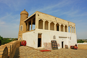 The Ark of Bukhara fortress located in the city of Bukhara, Uzbekistan
