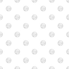 Gas planet background from line icon. Linear vector pattern