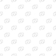 Dialog background from line icon. Linear vector pattern