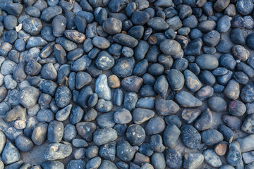 abstract sea stone texture. sea pebbles