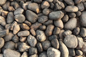 abstract sea stone texture. sea pebbles