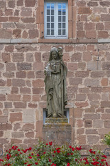 famous cloister saint odile in Ottrott