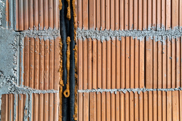 Cable in the wall
