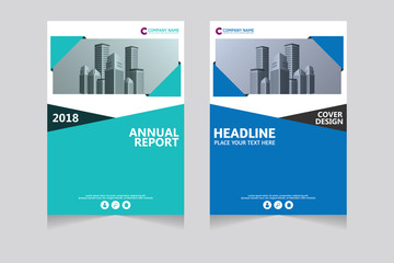 Annual report, pamphlet, presentation, brochure. Front page, book cover layout design. Cover design template. Abstract Cover Design.