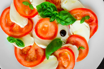 Delicious caprese salad