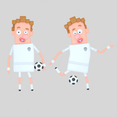 England soccer player.

Isolate. Easy automatic vectorization. Easy background remove. Easy color change. Easy combine. 4000x4000 - 300DPI For custom illustration contact me.