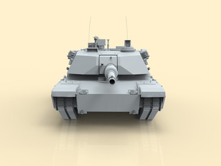 Military Tank Pastel 3D Render
