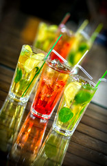 cocktail on the table