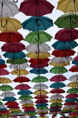 Fototapeta na wymiar Les parapluies, Saumur