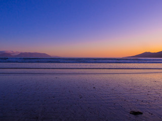 The Atlantic Ocean at sunset - view from Inch Beach Dingle