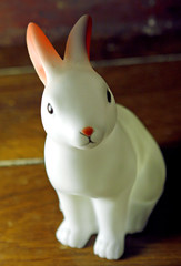 Lapin en plastique