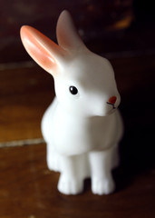 Lapin en plastique