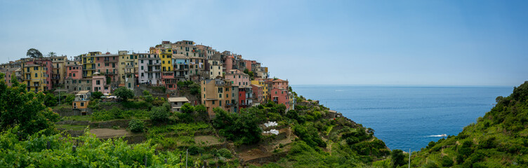 Fototapeta na wymiar Panoramic View of the Town of Cornigila.