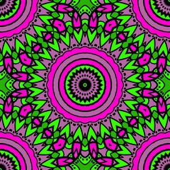 Art deco pattern of floral elements. seamless pattern. Vector illustration. design for printing, presentation, textile industry.