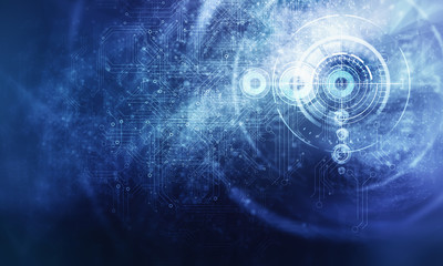 Technology communication concept