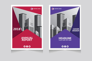 Annual report, pamphlet, presentation, brochure. Front page, book cover layout design. Cover design template. Abstract Cover Design.