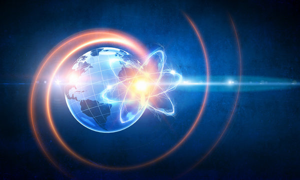 Astronomy concept backdrop - Powered by Adobe