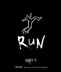 스포츠 포스터 / 손으로 그린 스포츠 그림