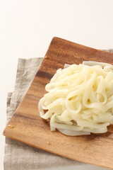 Japanese regional food, Nagoya Kishimen Udon noodles