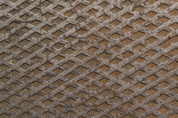 Rusty metal plate pattern and background