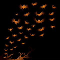 Vector Illustration of Halloween Background