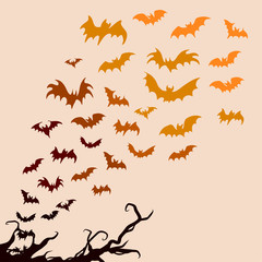Vector Illustration of Halloween Background