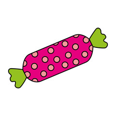 sweet candy isolated icon vector illustration design