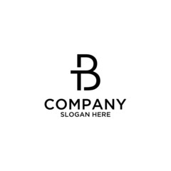 Letter TB logo design
