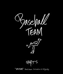 스포츠 포스터 / 손으로 그린 스포츠 그림