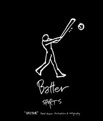 스포츠 포스터 / 손으로 그린 스포츠 그림