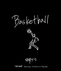 스포츠 포스터 / 손으로 그린 스포츠 그림