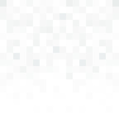 Abstract gray white background with mesh of squares. Mosaic. Geometric template.
