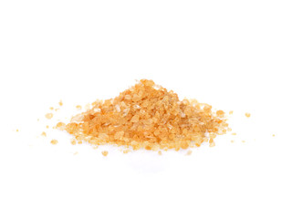 sugar on white background