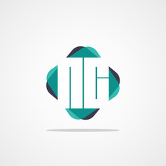 Initial Letter NC Logo Template Vector Design
