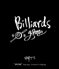 스포츠 포스터 / 손으로 그린 스포츠 그림