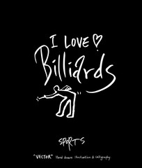 Naklejka premium 스포츠 포스터 / 손으로 그린 스포츠 그림