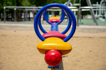 Children's Playground's various rides