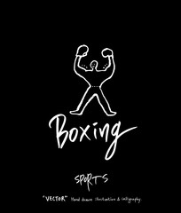 스포츠 포스터 / 손으로 그린 스포츠 그림