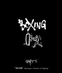 스포츠 포스터 / 손으로 그린 스포츠 그림