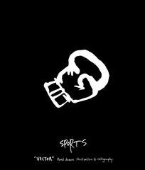 스포츠 포스터 / 손으로 그린 스포츠 그림