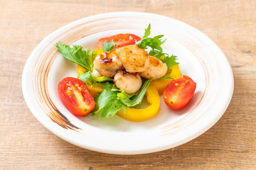 grilled scallops shell