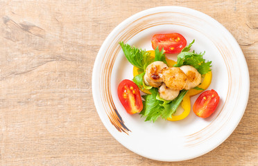 grilled scallops shell