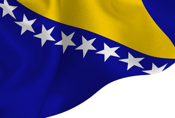 ボスニア　 国旗　旗　背景 
