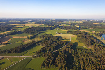 Naklejka premium Chiemgau von Oben