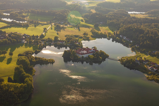 Kloster Seeon von oben