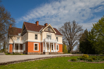 Old Olustvere manor, the remarkable Estonian vodka distillery site