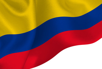 コロンビア　 国旗　旗　背景 