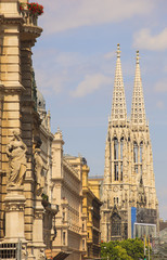 The Votivkirche church, Vienna